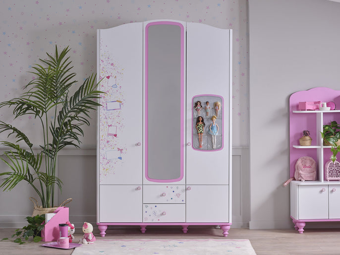Kupa LITTLE PRINCESS Kleiderschrank 3-türig