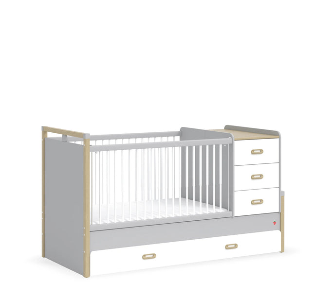 Cilek MINO mitwachsendes Babybett, 80x130-180 cm