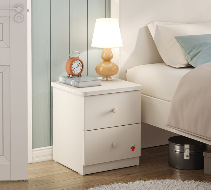 kinderzimmer nachtkommode creme