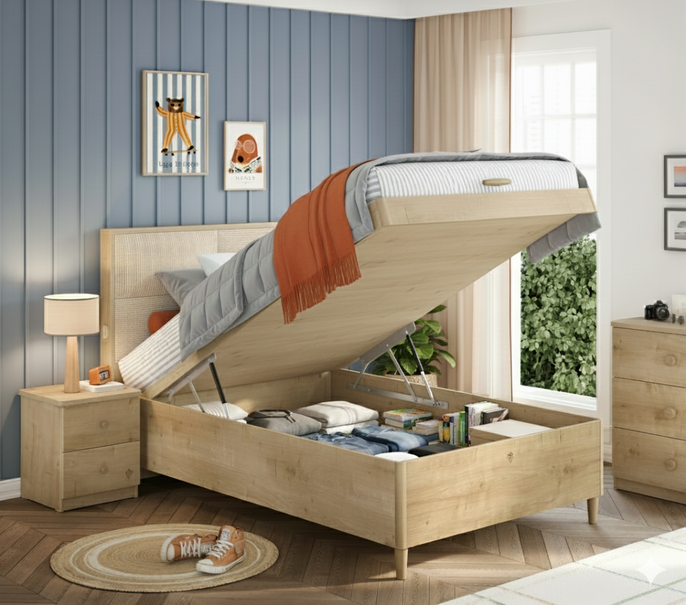 Cilek MOCHA Bett mit Bettkasten, 2 Größen