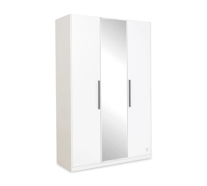 Cilek WHITE Kleiderschrank mit Spiegel