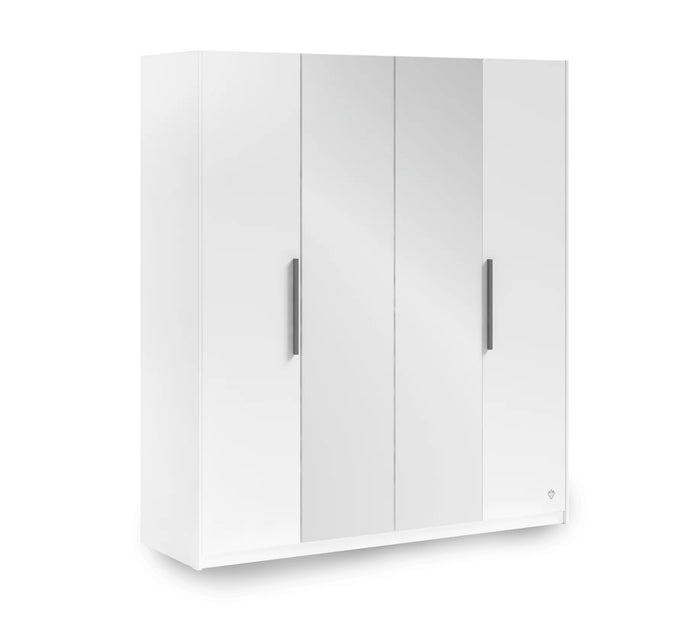 Cilek WHITE Kleiderschrank, 4-trg