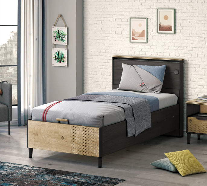 Cilek BLACK Jugendbett mit Stauraum