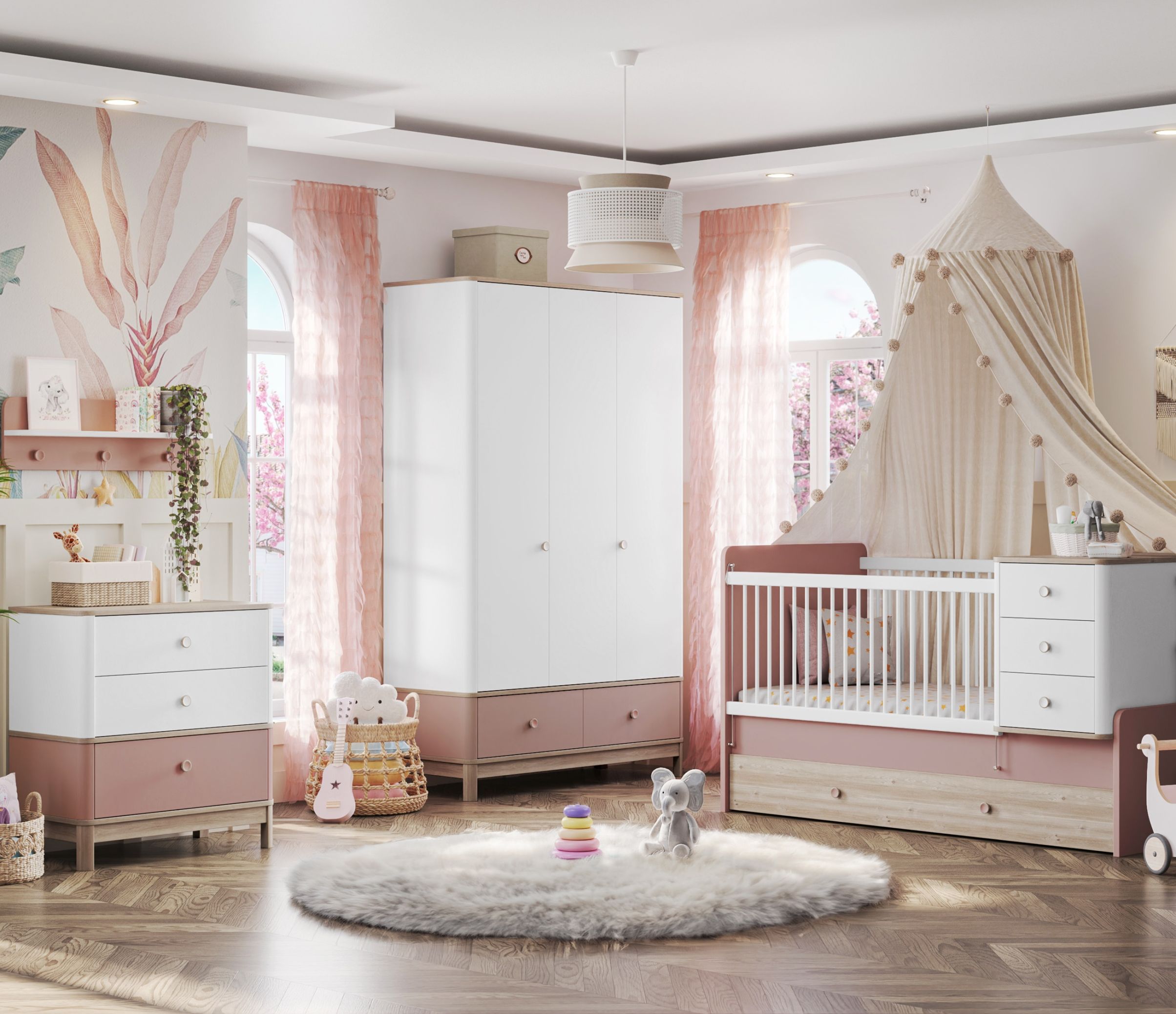 Newjoy BONO PINK Kommode – Kinder Komfort