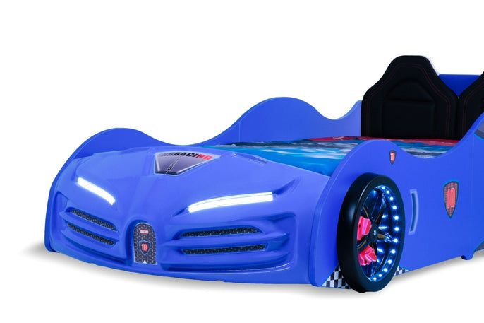 Autobett Racing mit Rückenlehne - Kinder Komfort