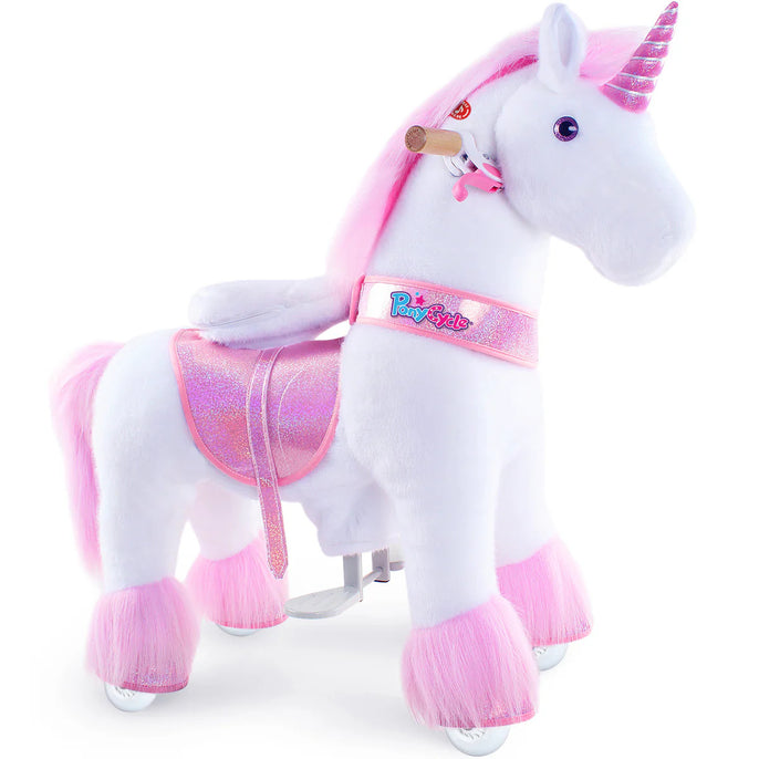 Reitpferd Kinder Modell U Einhorn rosa, 3 Größen