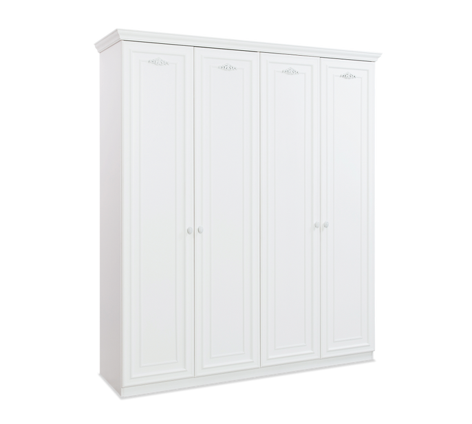Cilek ROMANTICA Kleiderschrank, 4-türig