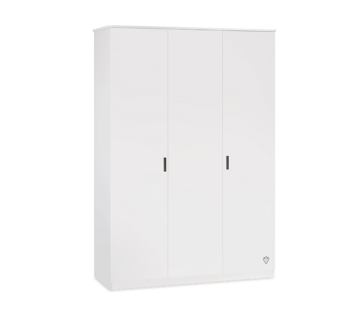 Kleiderschrank Line White (3 Türen)