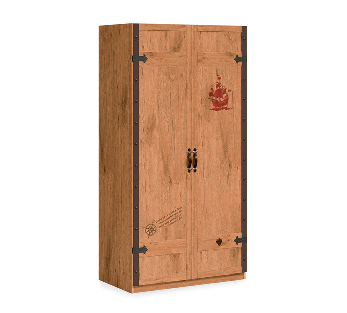 Pirate 2 Türen Kleiderschrank