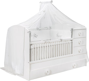 Verwandelbares Bett - Baby Cotton 80x180 cm