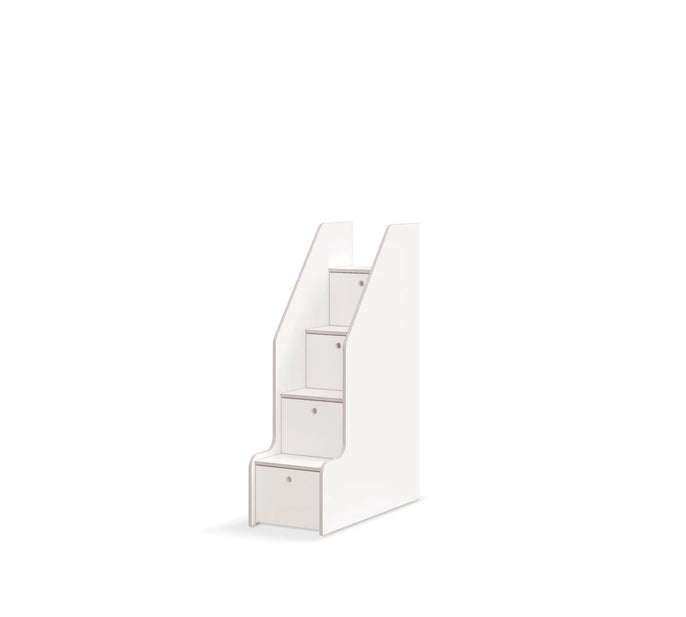 Studio Staircase With Cabinet White