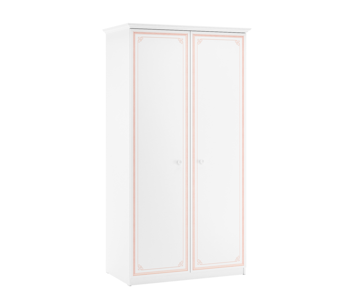 Kleiderschrank Selena Pink (2 Türen)